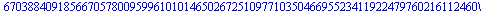 [5352897438417868990374339487327289546626362037698197110896159904528802305317812670388409185667057800959961010146502672510977103504669552341192247976021611246032318443046156233119541540878236743277896...