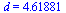 d = 4.61881