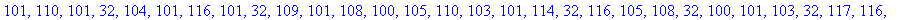 DeKryptering2 := [72, 97, 108, 108, 111, 32, 79, 108, 97, 46, 32, 32, 68, 101, 116, 32, 100, 117, 32, 100, 114, 105, 118, 101, 114, 32, 109, 101, 100, 32, 97, 118, 32, 107, 114, 121, 112, 116, 101, 114...