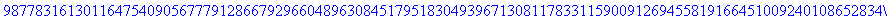 98778316130116475409056777912866792966048963084517951830493967130811783311590091269455819166451009240108652834725710870677543184777626832671884807632841087120403947041948444999201814903442329962599