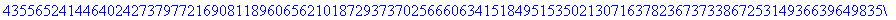 43556524144640242737977216908118960656210187293737025666063415184951535021307163782367373386725314936639649835262447640563343640173605973825440344178285285074386930884297251458309131247345960606881